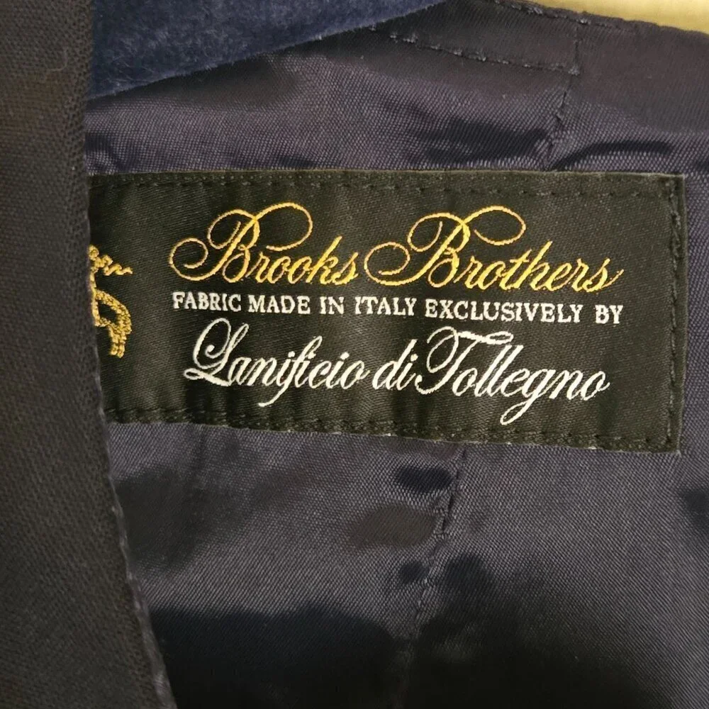 Lanificio Di Tolligno Brooks Brothers The Essential Stretch Sheath Dress Navy Si - Picture 6 of 10